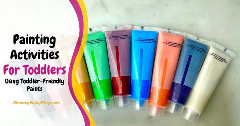 Painting Activities For Toddlers (Toddler Friendly Paint)
