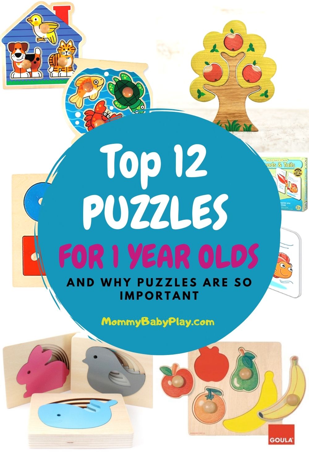 Best Puzzles For 1 Year Olds And Why They Are Important Mommy Baby Play