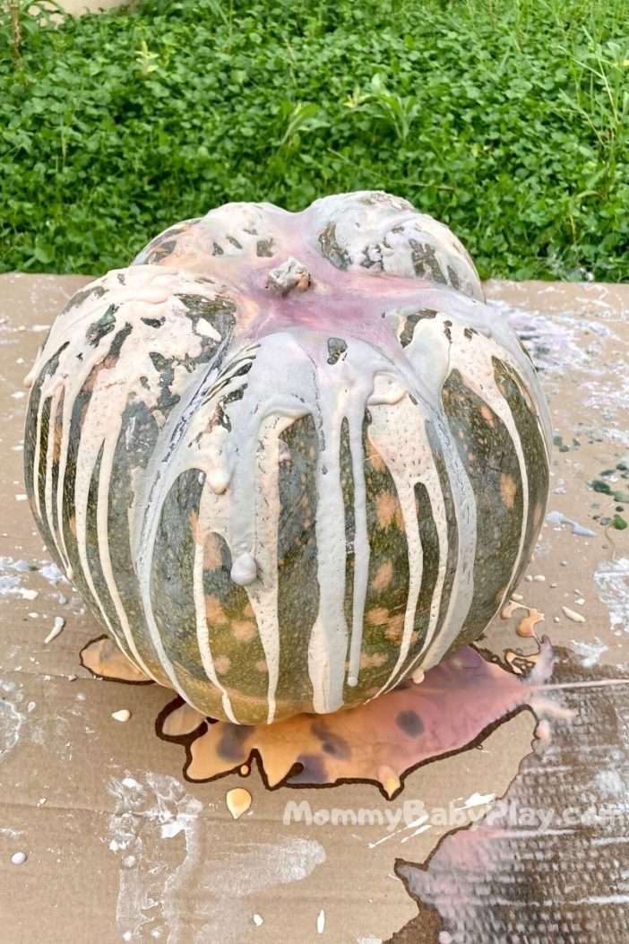 Fizzy Pumpkin Painting & Wash