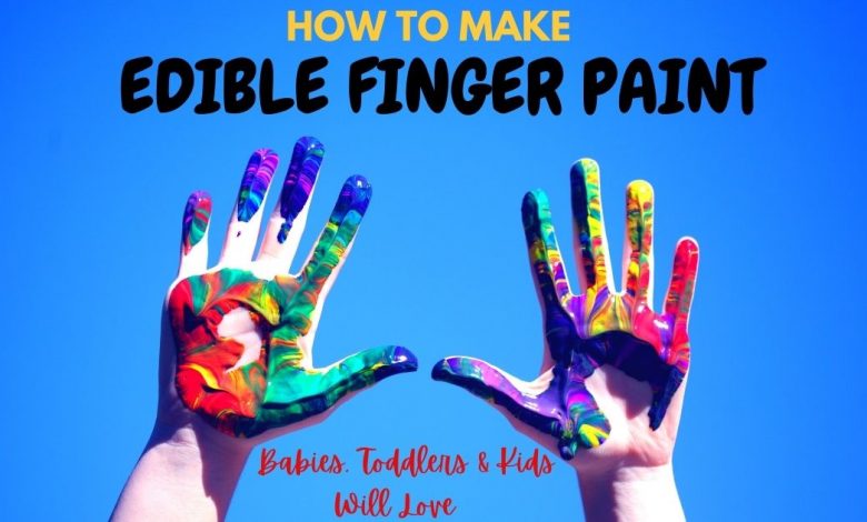 Edible Finger Paint