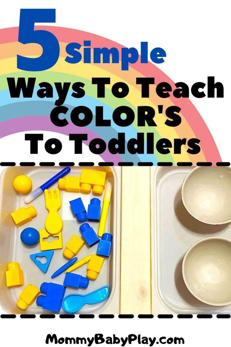 How To Teach Colors To Toddlers {Making Milestones Easier}